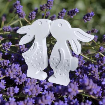 Hasenmädchen Hasenjunge Frühlingsdeko Hasenpaar Osterdeko aus Raysin - Artikel-Nr. 1100069